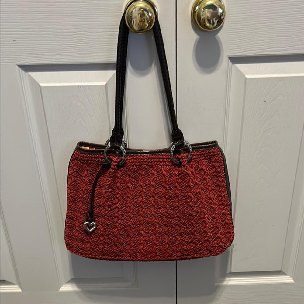 Brighton Red mesh Handbag